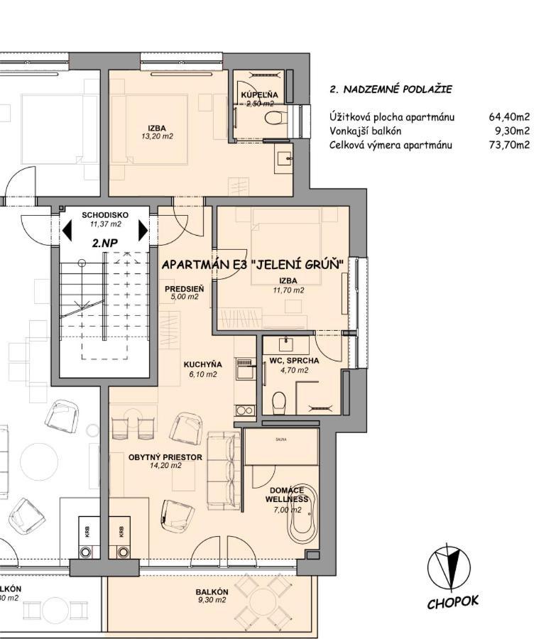 Apartman Jeleni Grun Jasna Demanovska Dolina Bagian luar foto